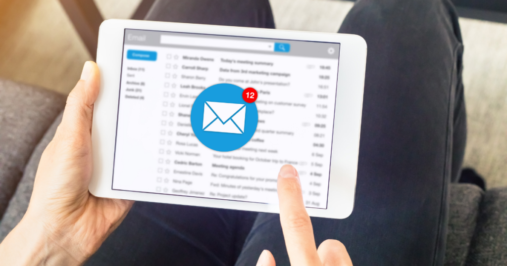 organizing email - ipad